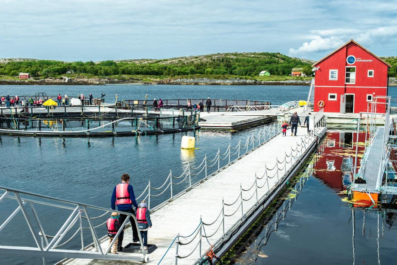 Hotel Norsk Havbrukssenter - Rorbuer Bronnoysund Esterno foto