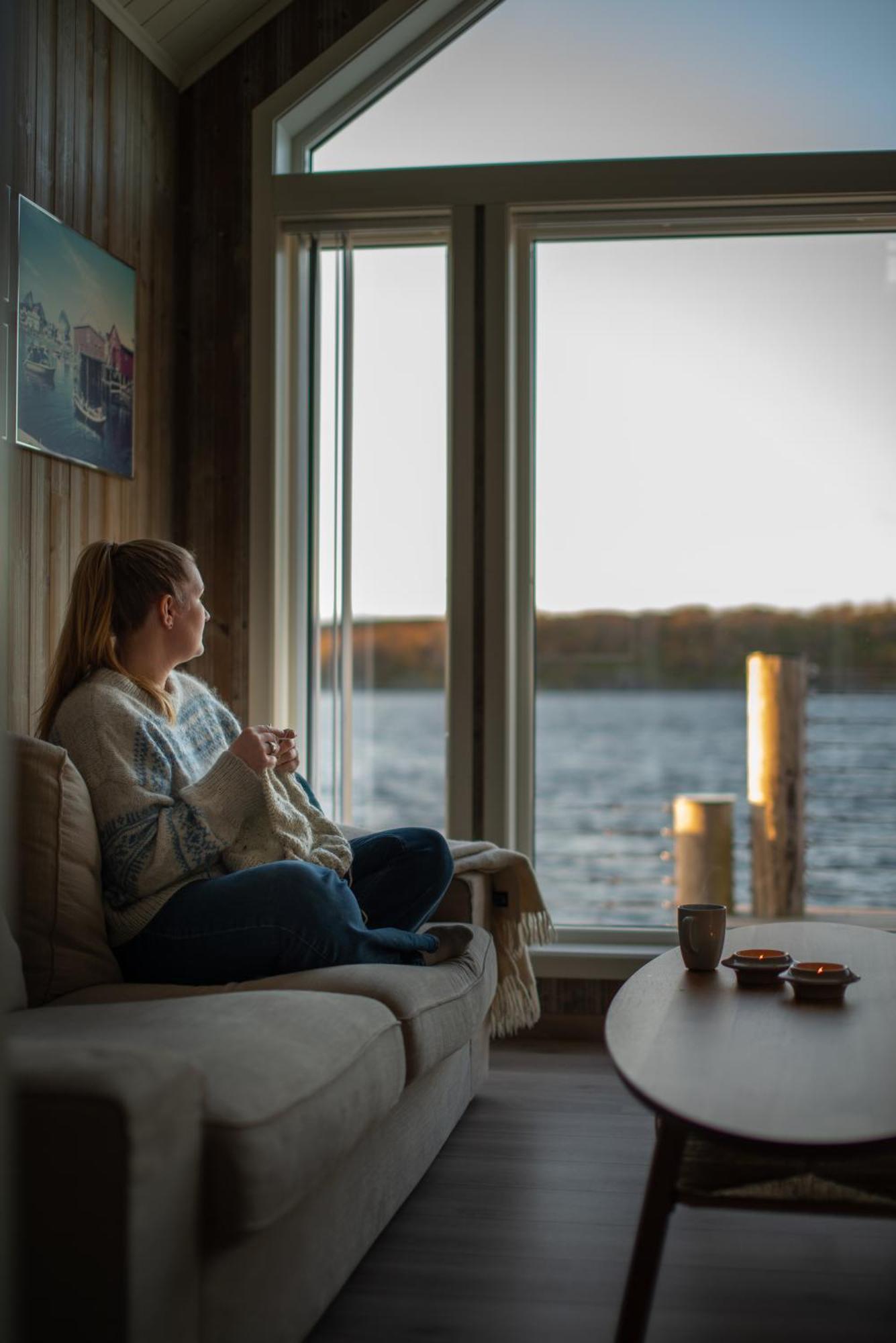 Hotel Norsk Havbrukssenter - Rorbuer Bronnoysund Esterno foto